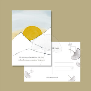 ‘De kunst van het leven is elke dag, vol enthousiasme opnieuw beginnen’