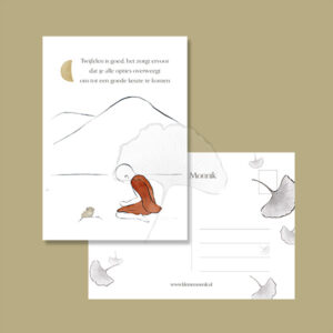 ‘Twijfelen is goed, het zorgt ervoor dat je alle opties overweegt om tot een goede keuze te komen’