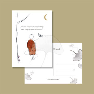 ‘Zou het helpen als ik een stukje met je mee vlieg op jouw avontuur?’