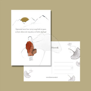 ‘Niemand weet hoe ver je nog hebt te gaan, je kent alleen de weg die je al hebt afgelegd’